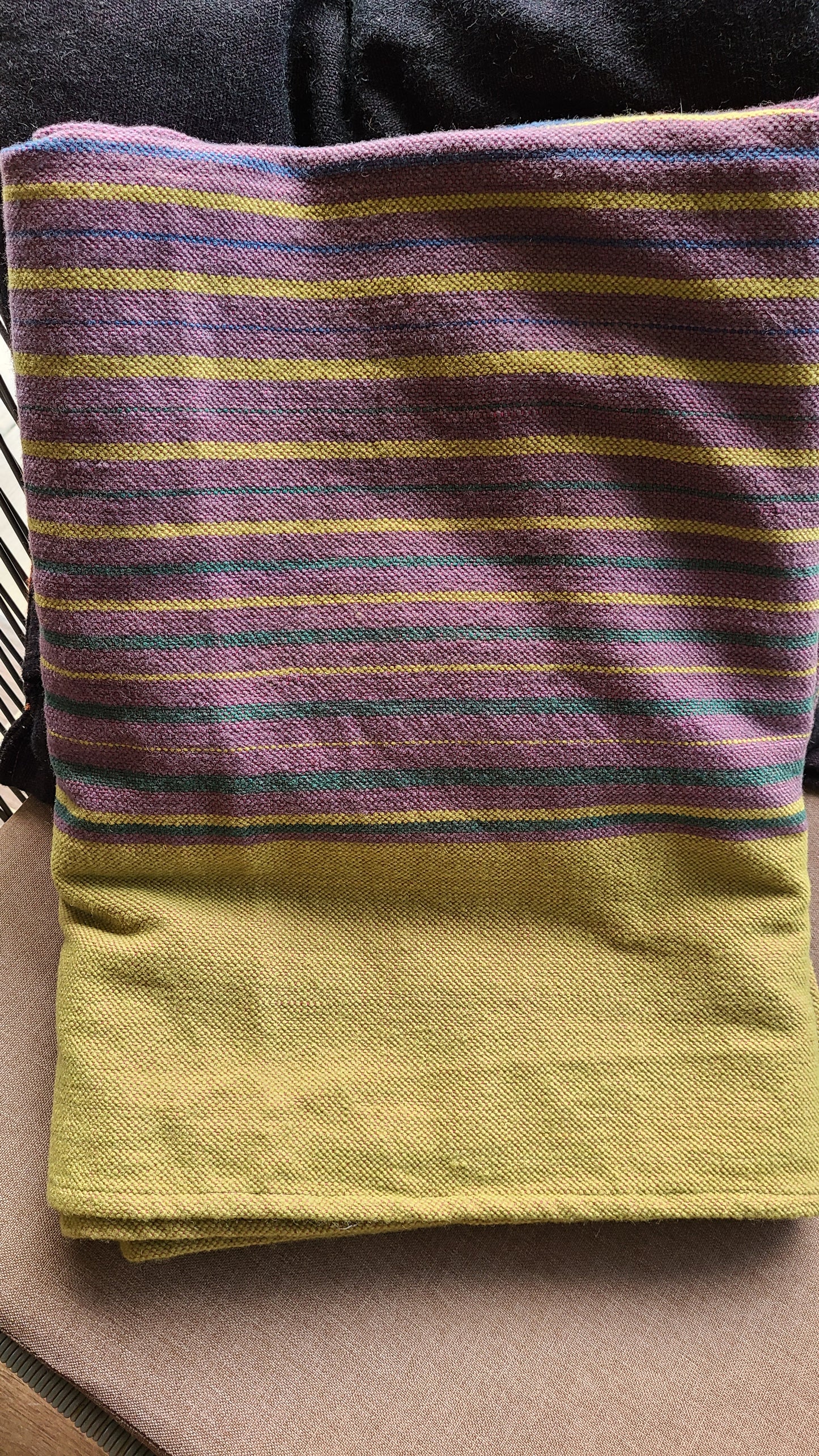 Purple Bindia 100% Cotton Throw Blanket