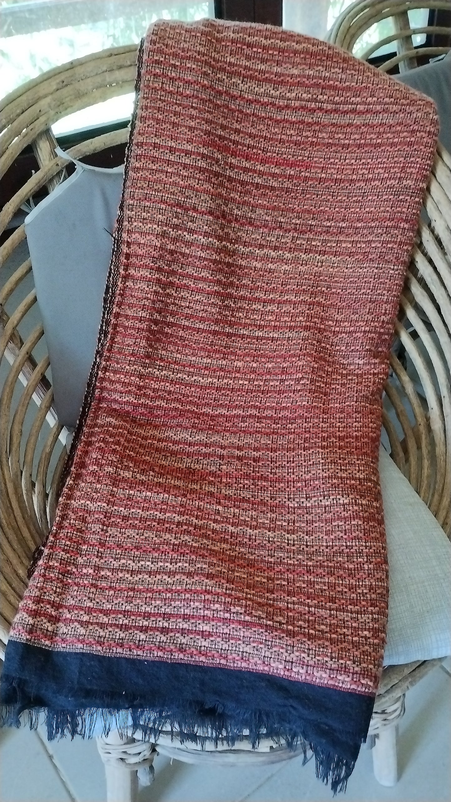 Red and Gold Triple Dye Throw Blanket