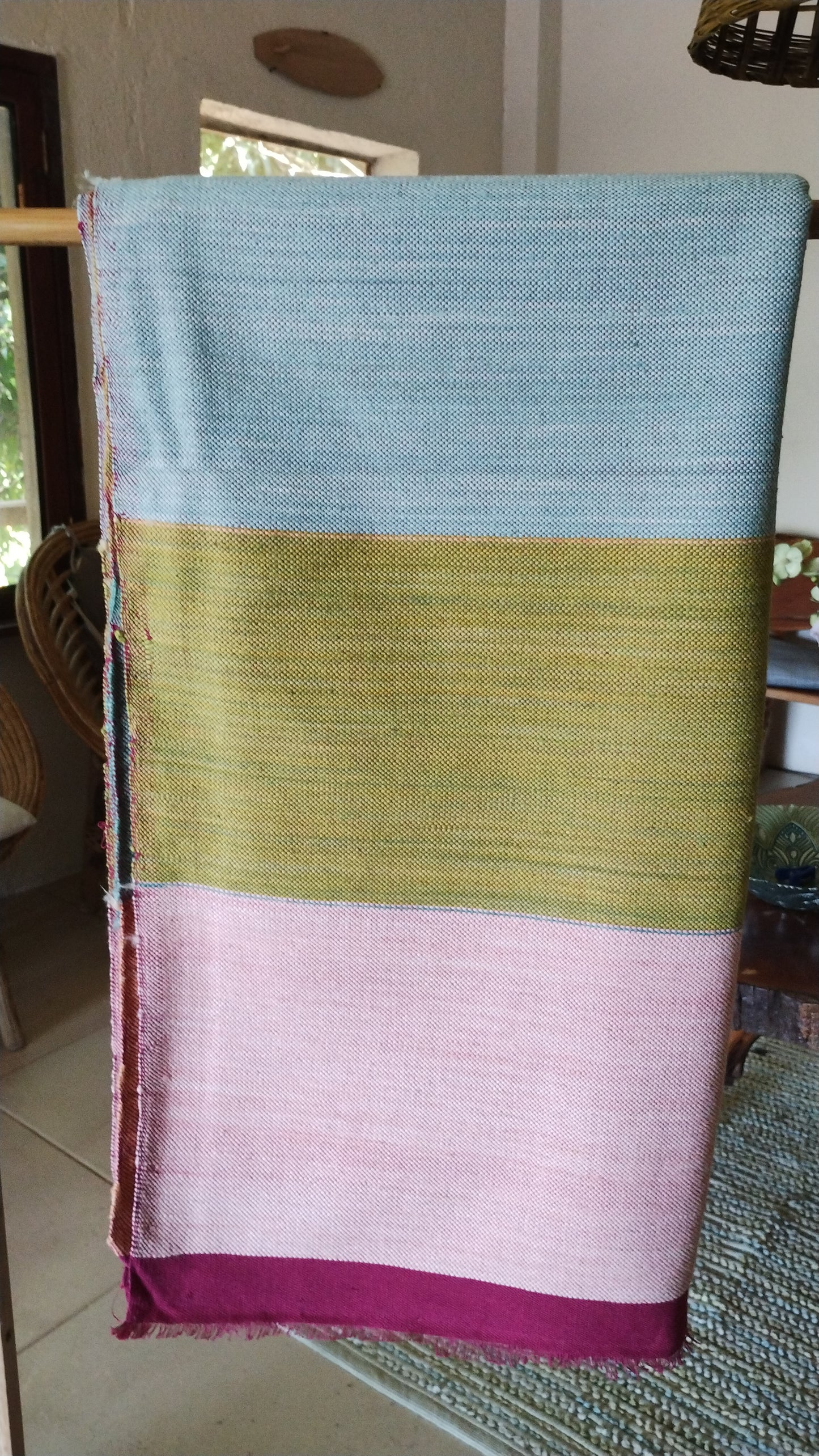 Primavera Claybands Throw Blanket